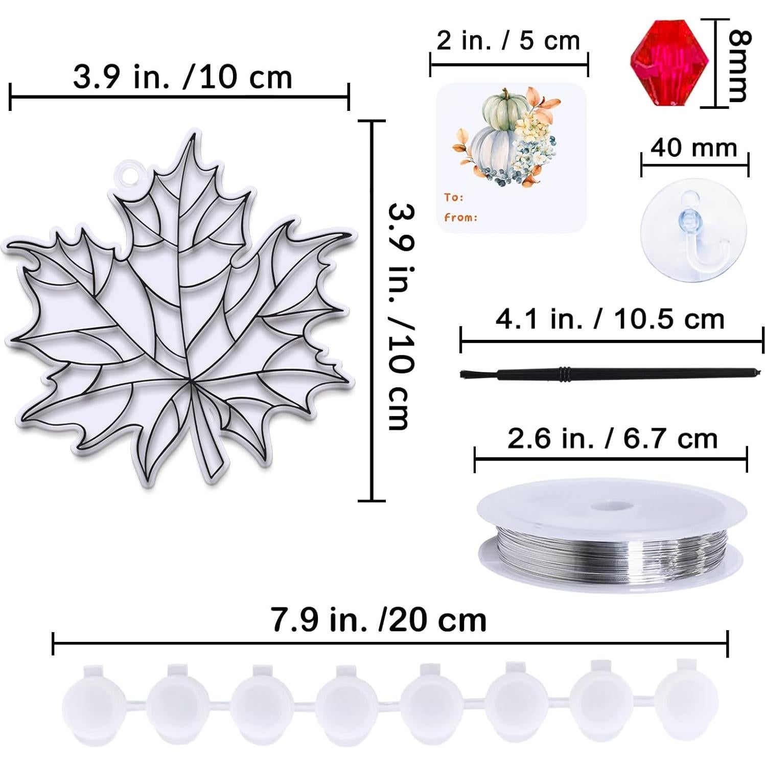 Kit de Manualidades Winlyn 24 Atrapa Rayos Hoja Otoño