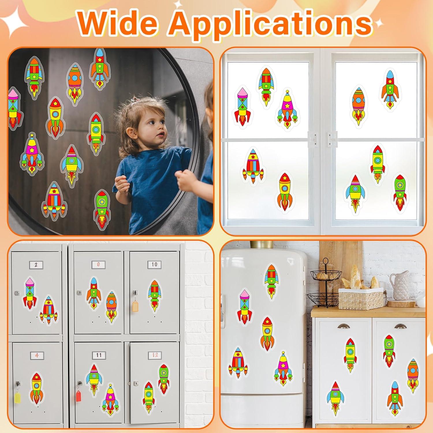 Kit de Manualidades Qyeahkj 30 Piezas Cohete Suncatcher