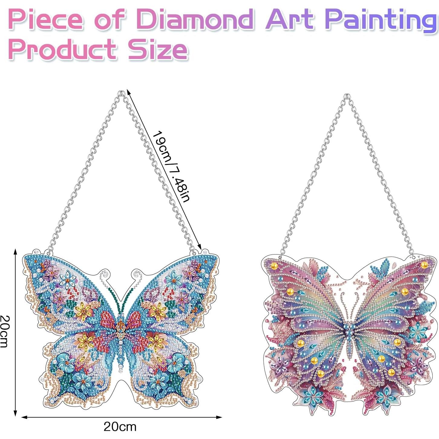 Kits de Pintura de Diamante Scettar 2 Pcs Mariposa DIY