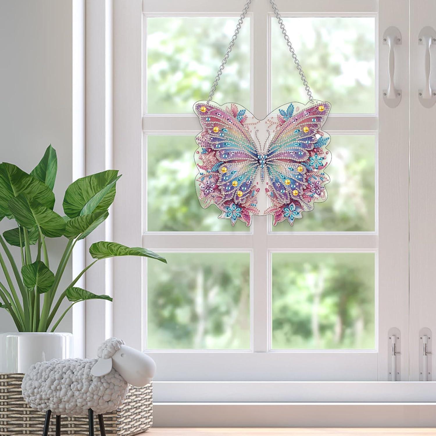 Kits de Pintura de Diamante Scettar 2 Pcs Mariposa DIY