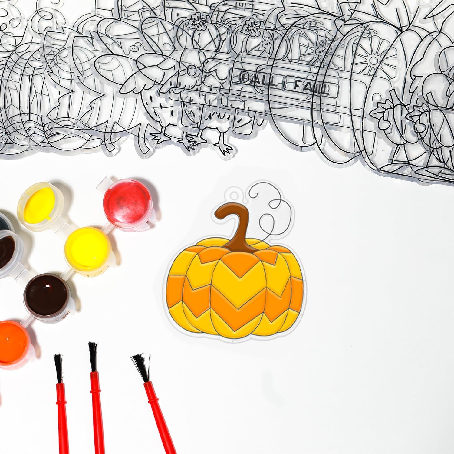 Kit de Manualidades Suncatcher Fprl 27 Piezas Otoño DIY