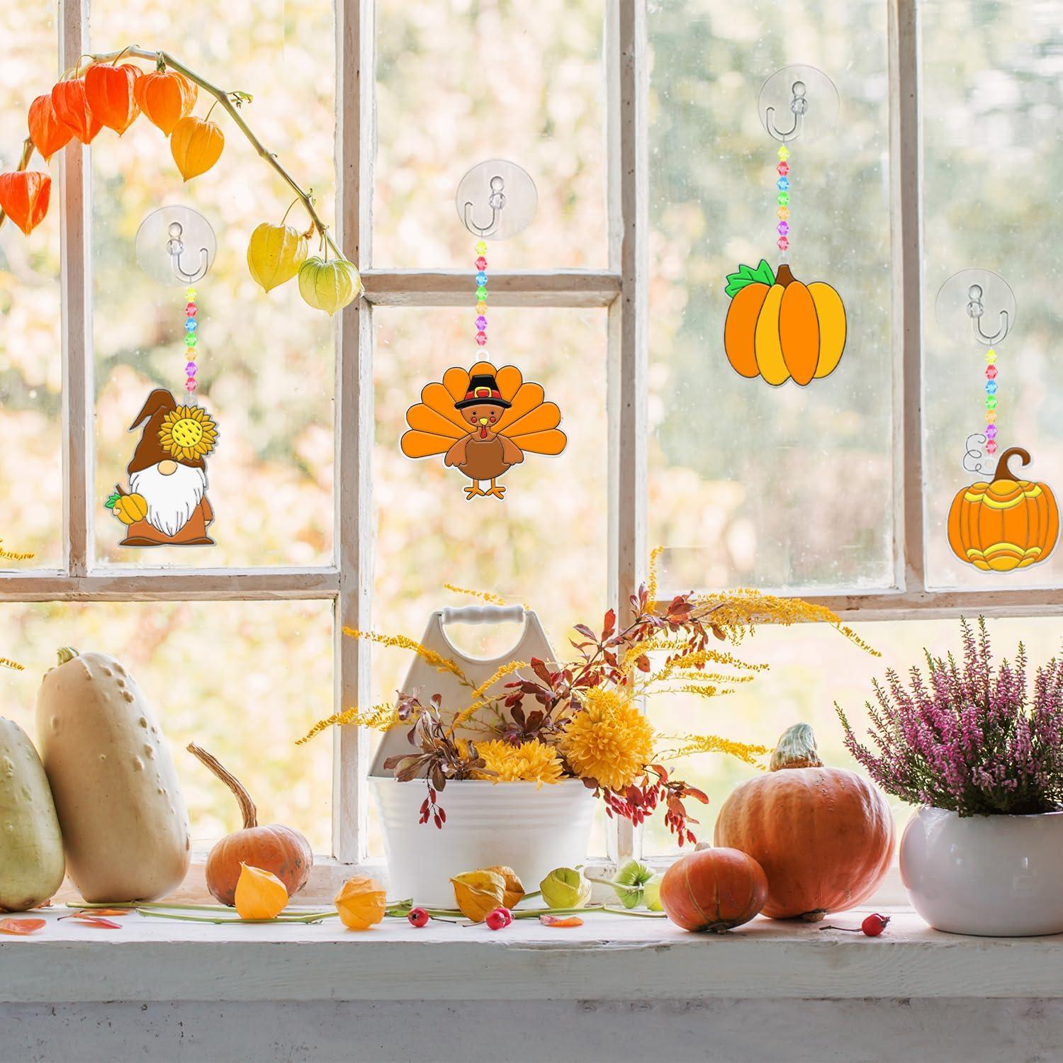 Kit de Manualidades Suncatcher Fprl 27 Piezas Otoño DIY