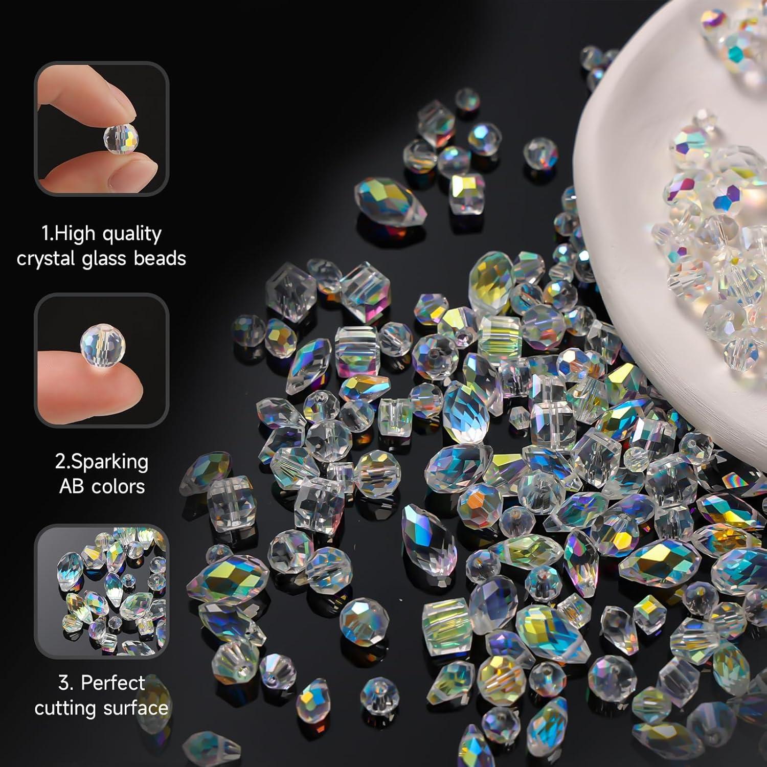 948 Cuentas de Cristal Vtssvow Aurora Boreal para Joyas DIY