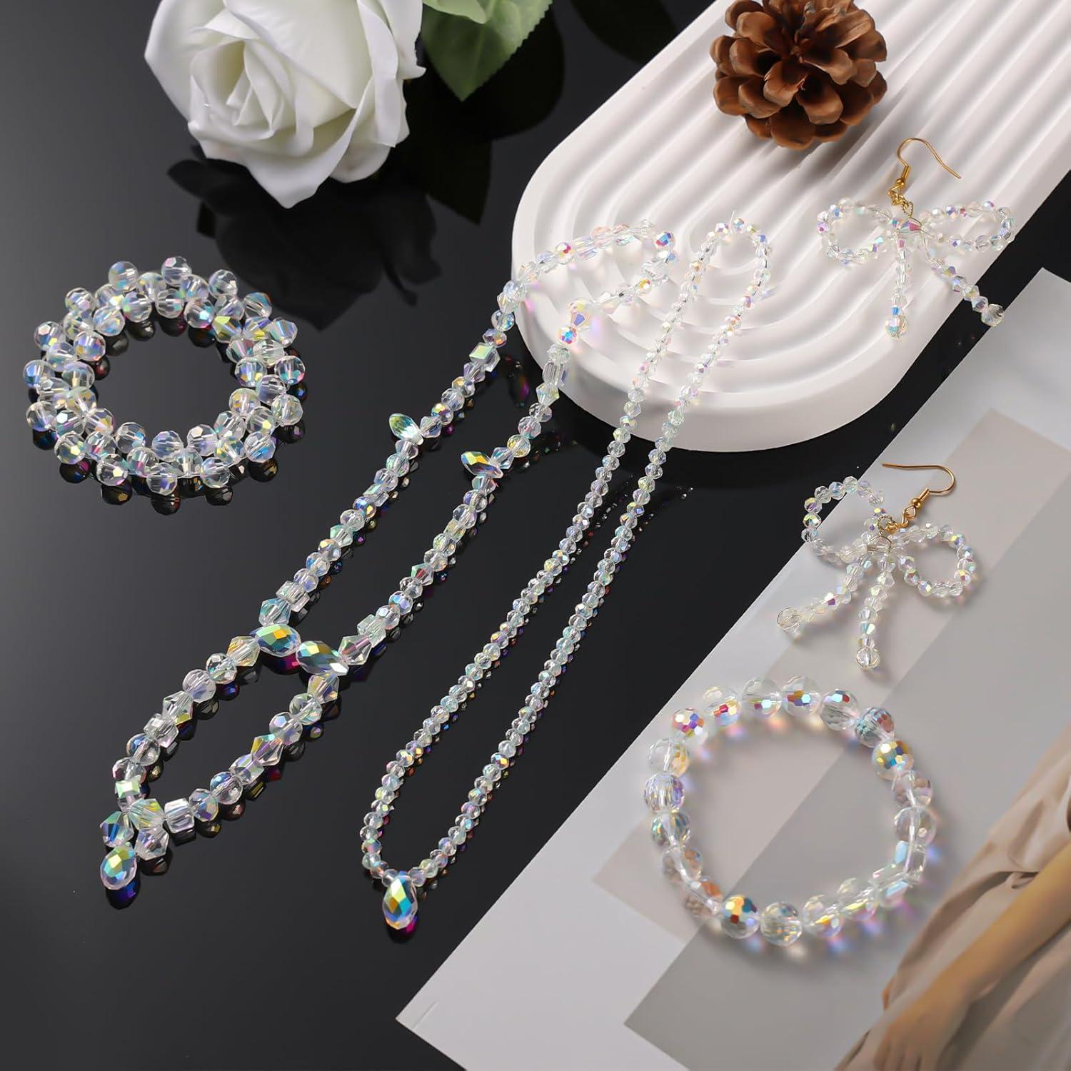 948 Cuentas de Cristal Vtssvow Aurora Boreal para Joyas DIY