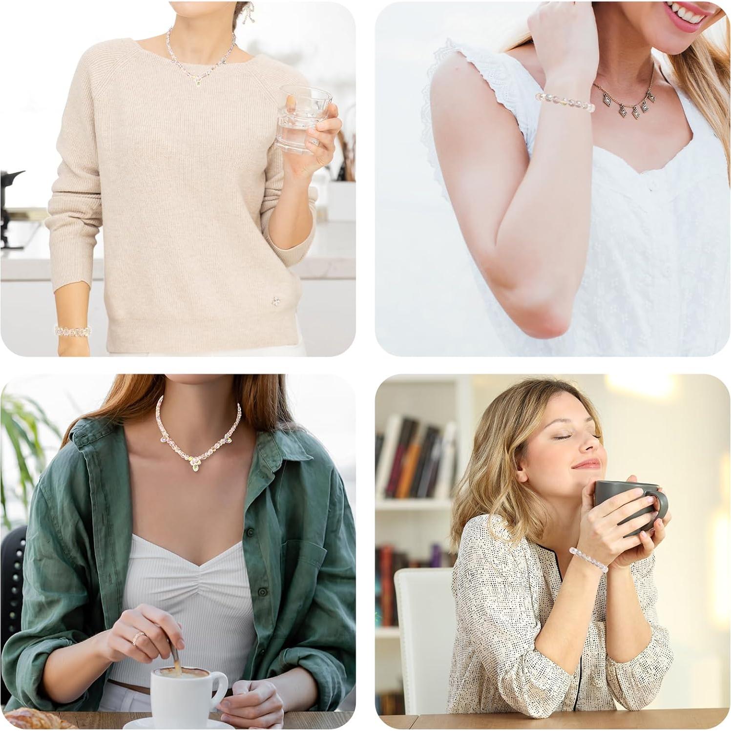 948 Cuentas de Cristal Vtssvow Aurora Boreal para Joyas DIY