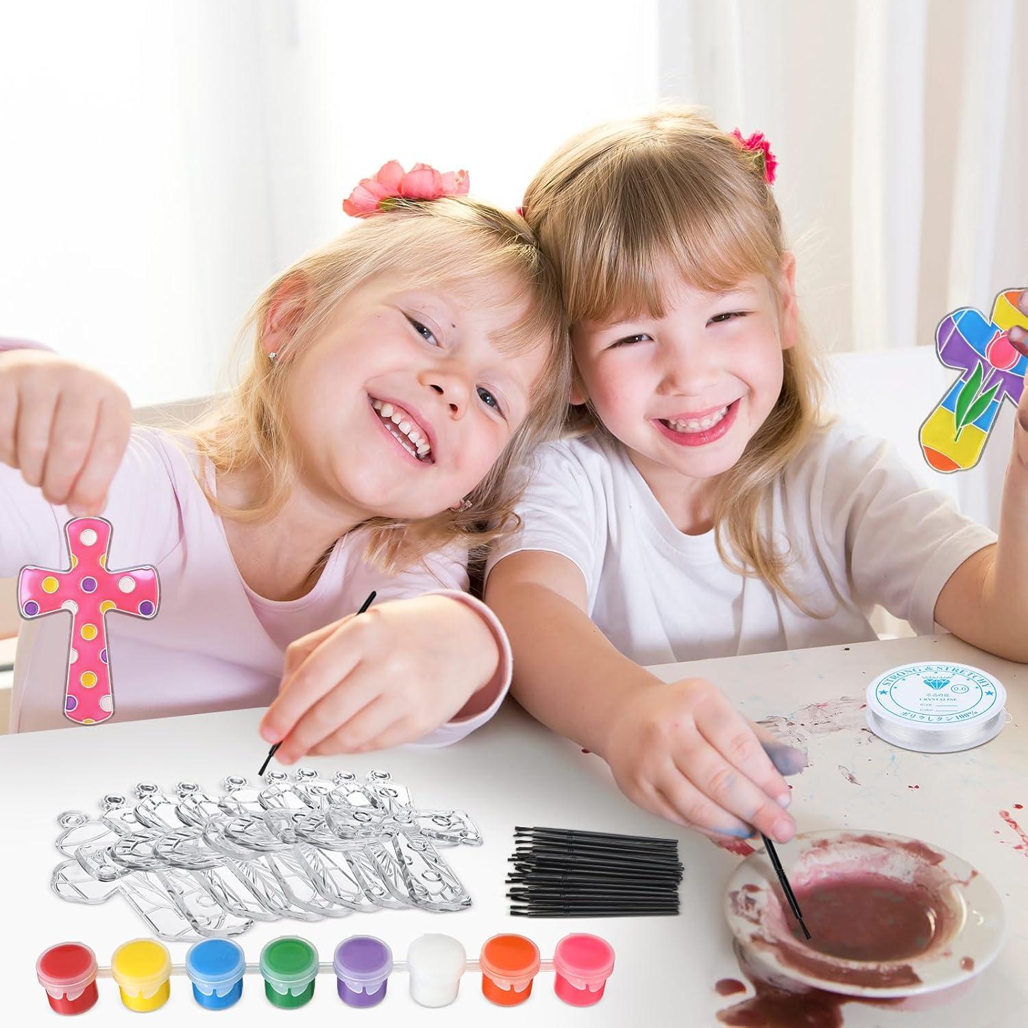 Kit de Manualidades Poen 28 Sets Cruces Religiosas DIY