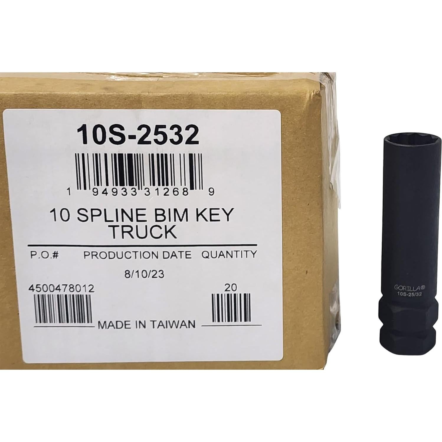 Llave de Remoción de Tuercas de Camión Gorilla 10 Spline