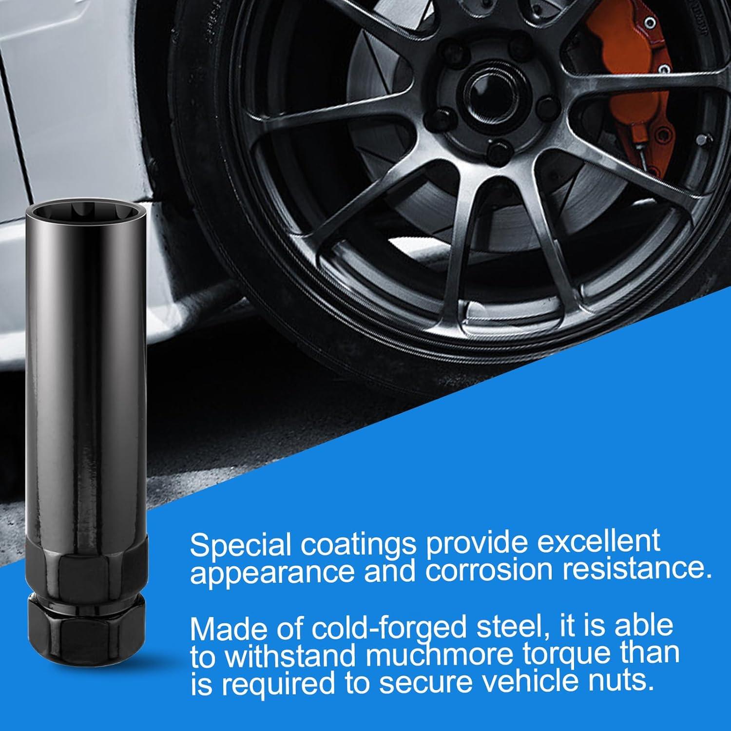 Llave de Tuerca Antirrobo Jewkot 6 Puntos Spline 8.79 cm