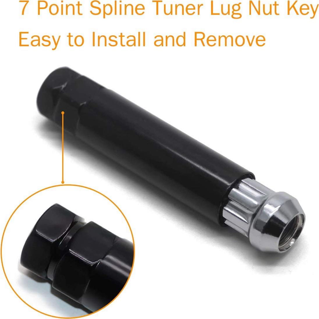 Tuercas de Acorn GAsupply M14x2 50mm 32 Pcs Cromo Cerrado