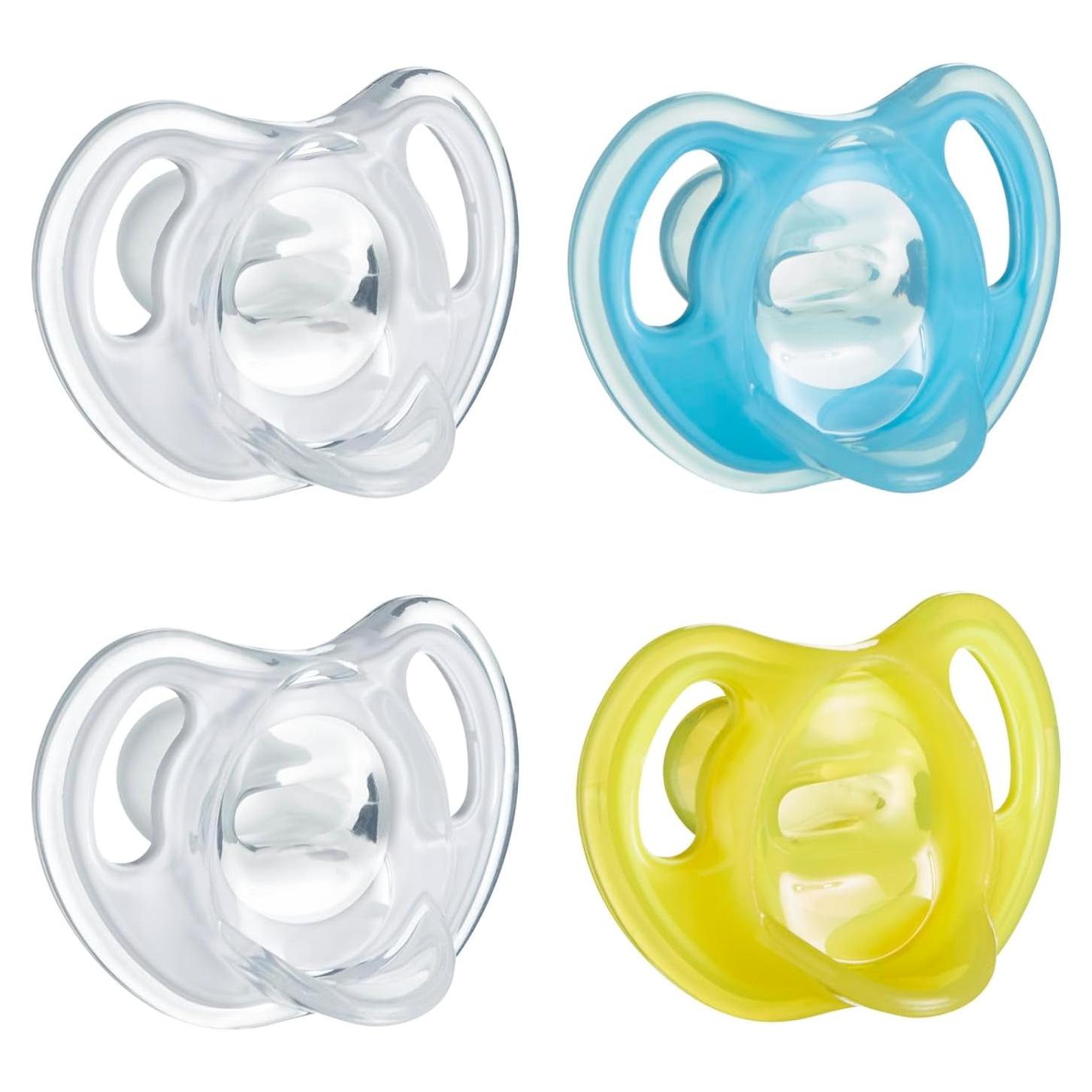 Chupete de Silicona Tommee Tippee 6-18 Meses Paquete de 4