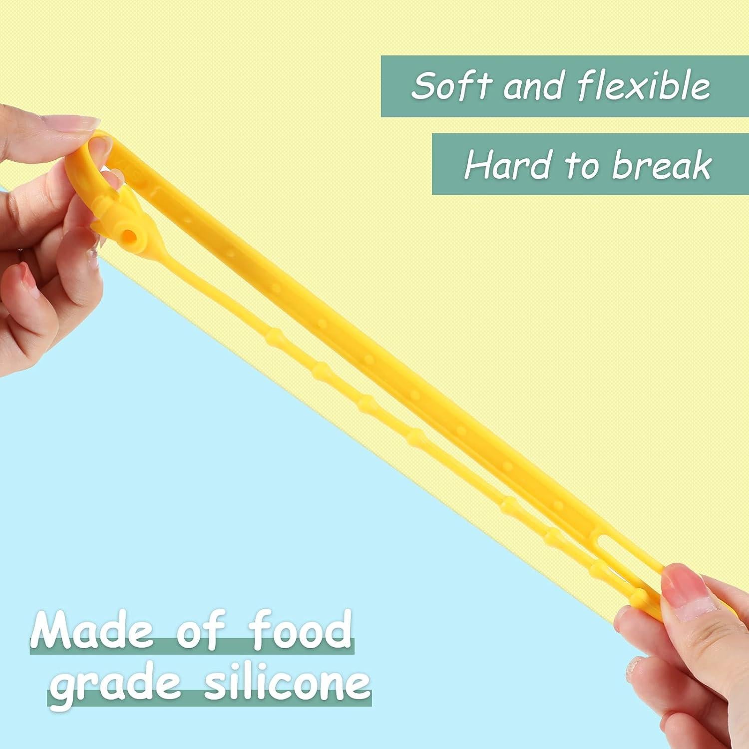 Set de 10 Correas de Juguete para Bebé Nuanchu - Silicona