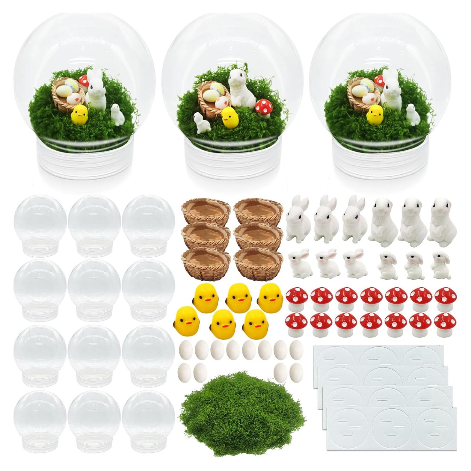 Kit de Manualidades de Globo de Nieve de Pascua Cinrobiye