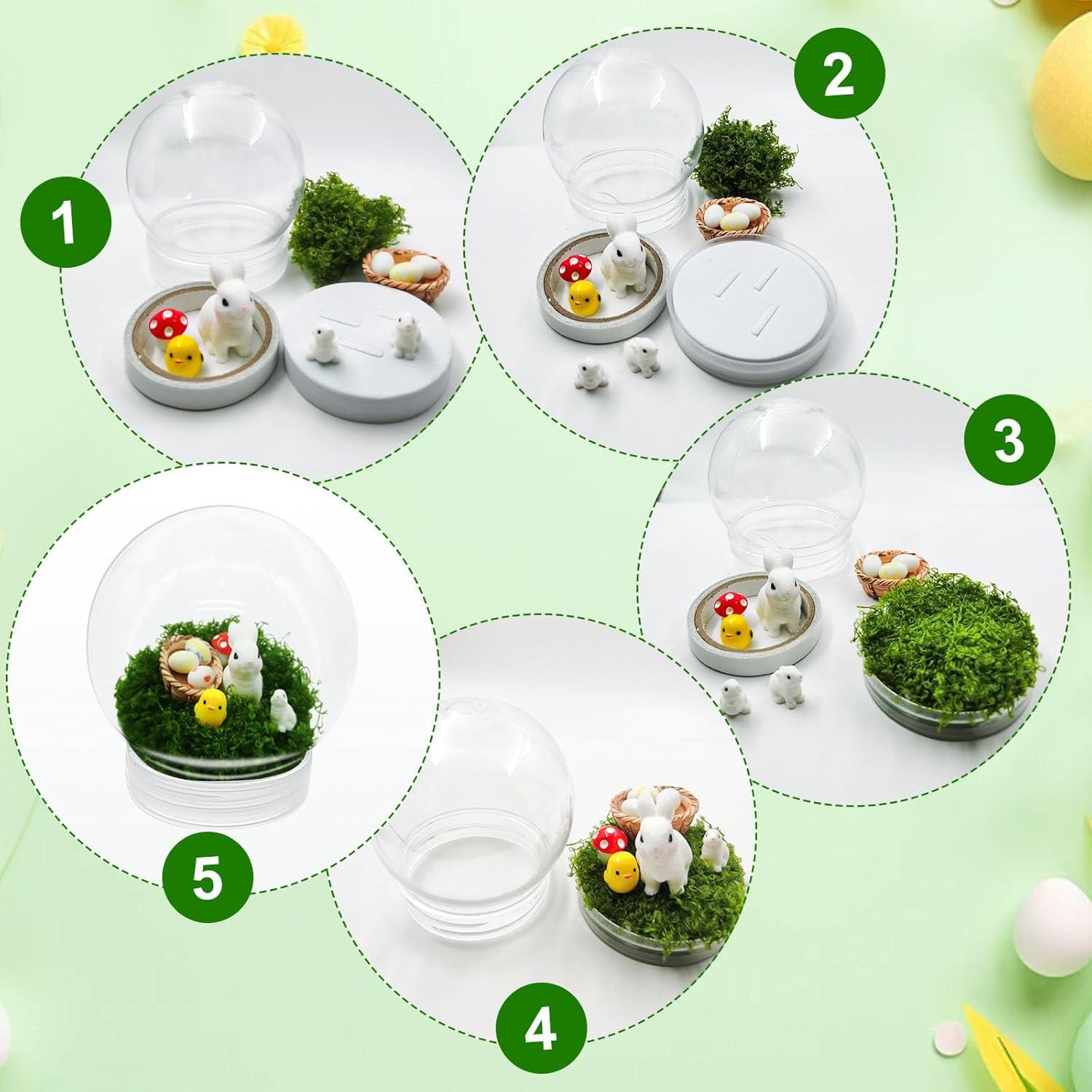 Kit de Manualidades de Globo de Nieve de Pascua Cinrobiye