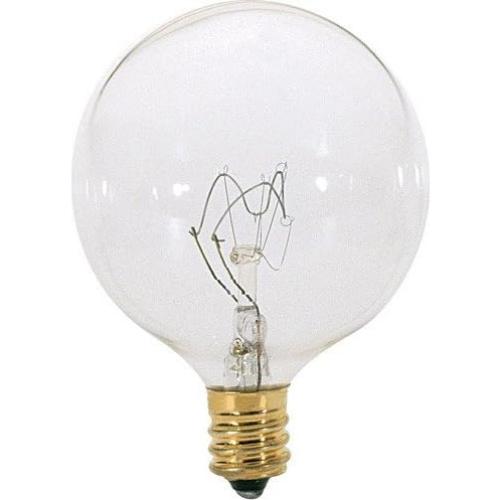 Bombillas Incandescentes KOR G16.5 E12 25W Paquete de 10