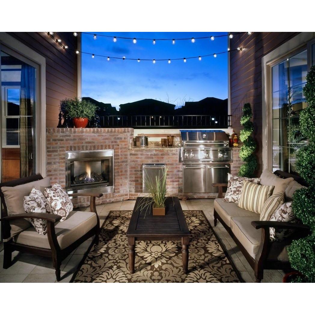 Luces de Cadena LED Lampat 25 Bombillas 7.62m G40 Interior/Exterior