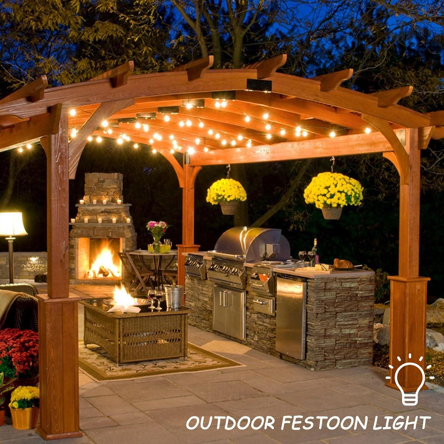 Paquete de 25 Bombillas LED G40 Mate 0.6W E12 Blanco Cálido