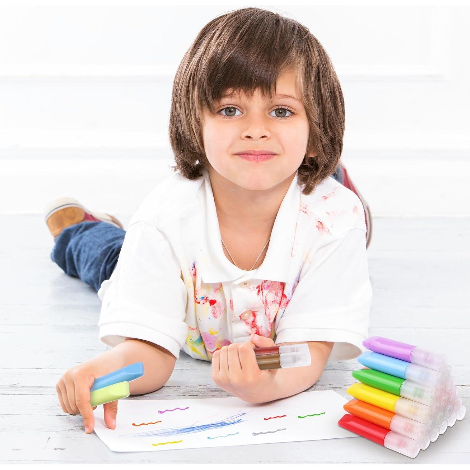 48 Marcadores de Pintura Acrílica JunLiHong 5ml 24 Colores