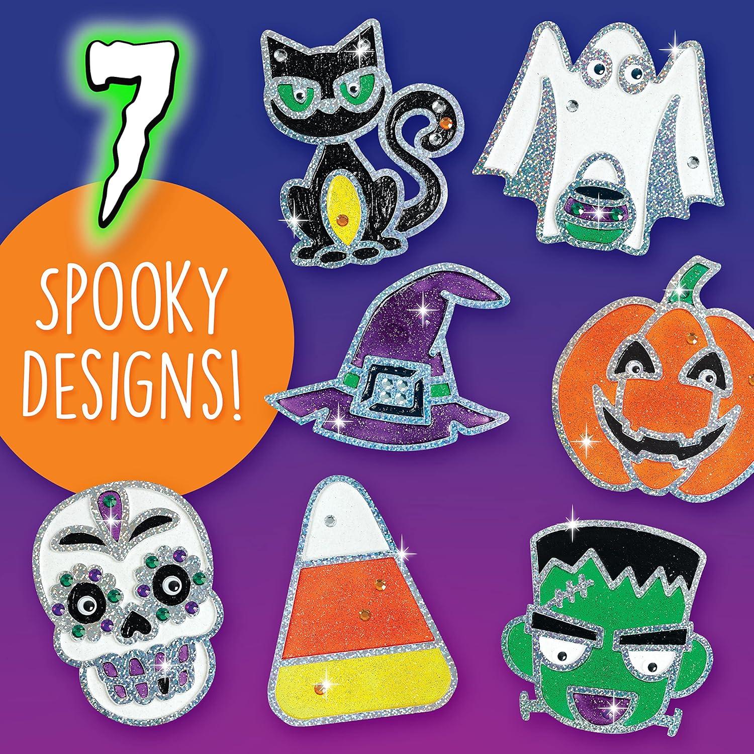 Kit de Manualidades Halloween Creatividad para Niños - Arte de Ventana DIY