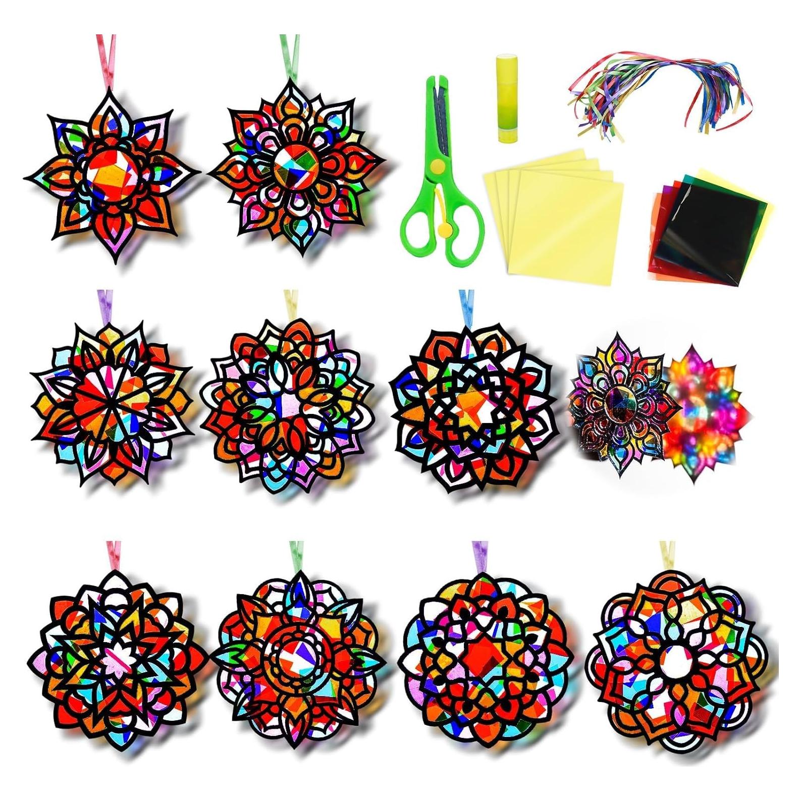 Kit de Manualidades EggSun 36 Sets Atrapa Rayos Mandala