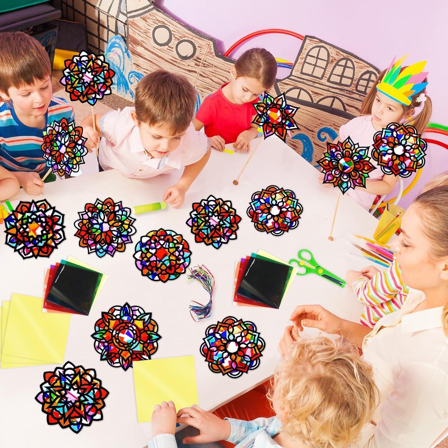 Kit de Manualidades EggSun 36 Sets Atrapa Rayos Mandala