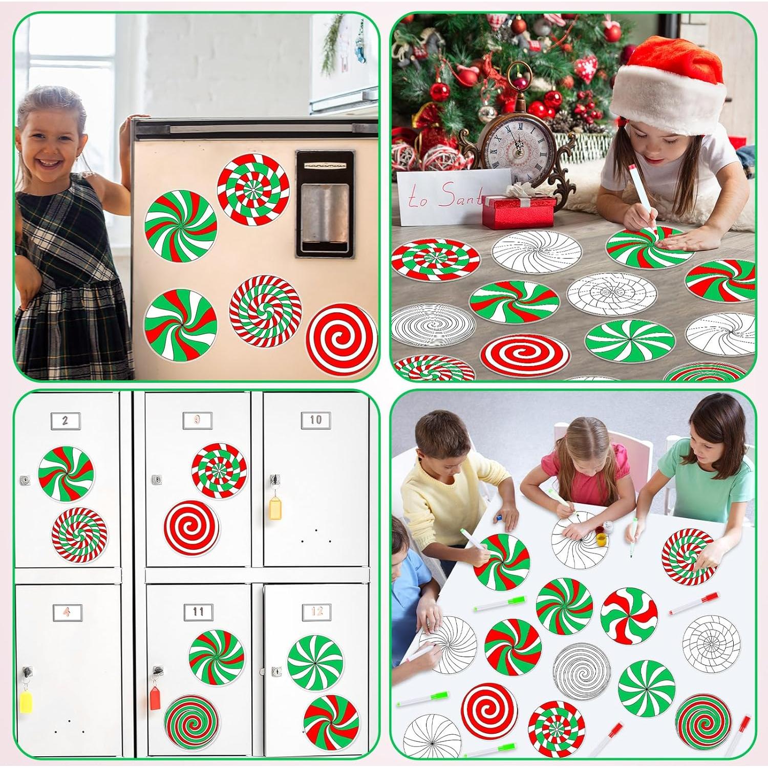 Kit de Manualidades Navideñas Qyeahkj 30 Suncatchers DIY