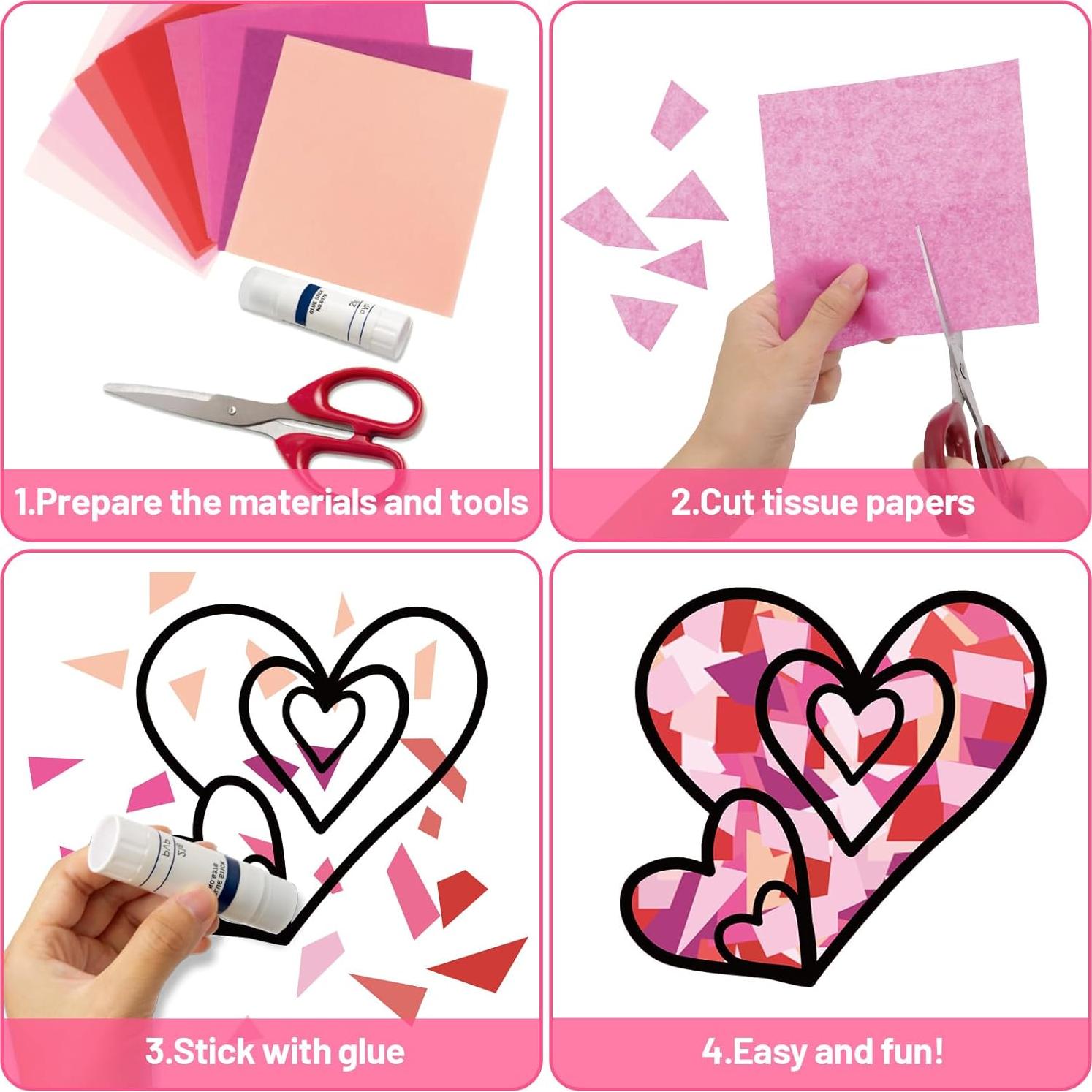 Kit de Manualidades de Atrapasueños San Valentín Ceiba Tree 18 Piezas