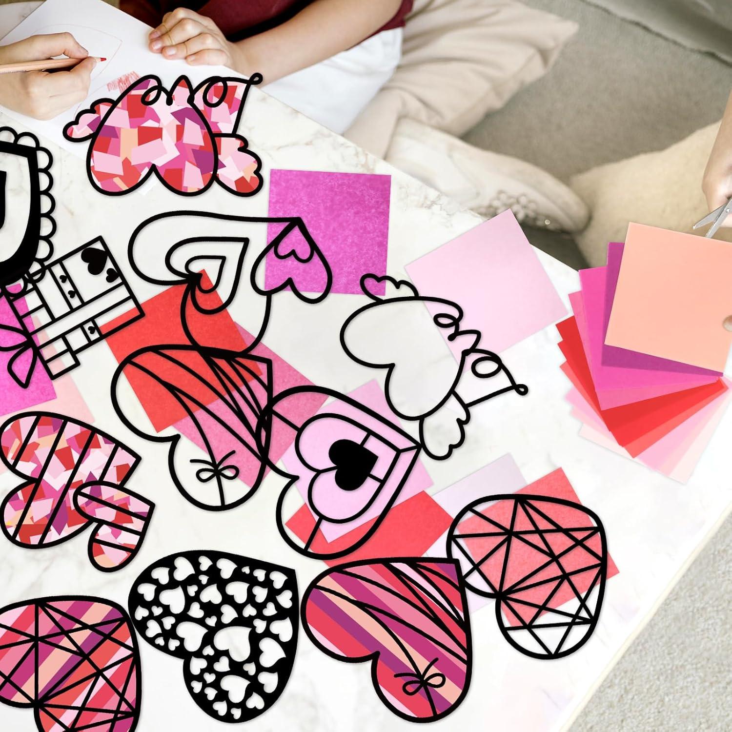 Kit de Manualidades de Atrapasueños San Valentín Ceiba Tree 18 Piezas