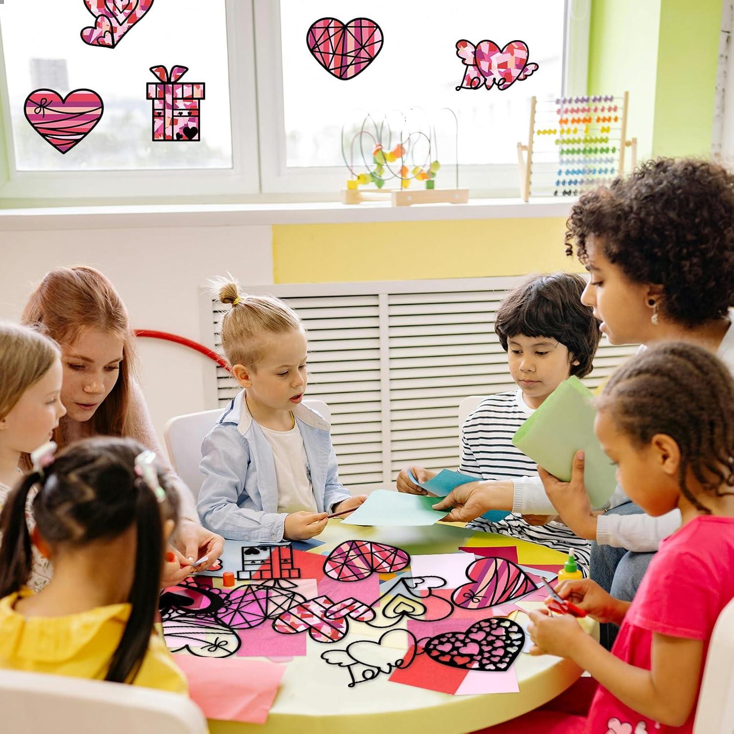 Kit de Manualidades de Atrapasueños San Valentín Ceiba Tree 18 Piezas