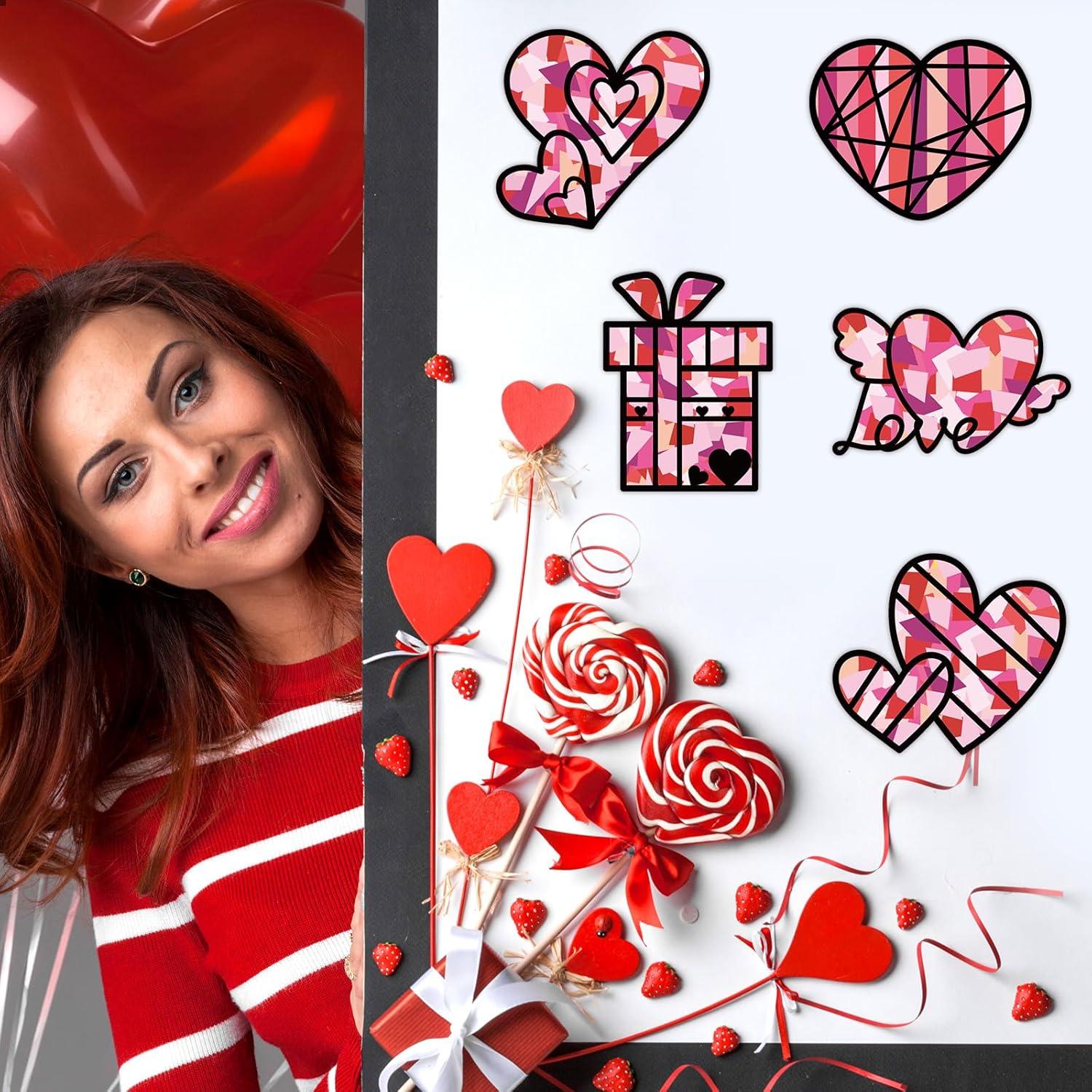 Kit de Manualidades de Atrapasueños San Valentín Ceiba Tree 18 Piezas