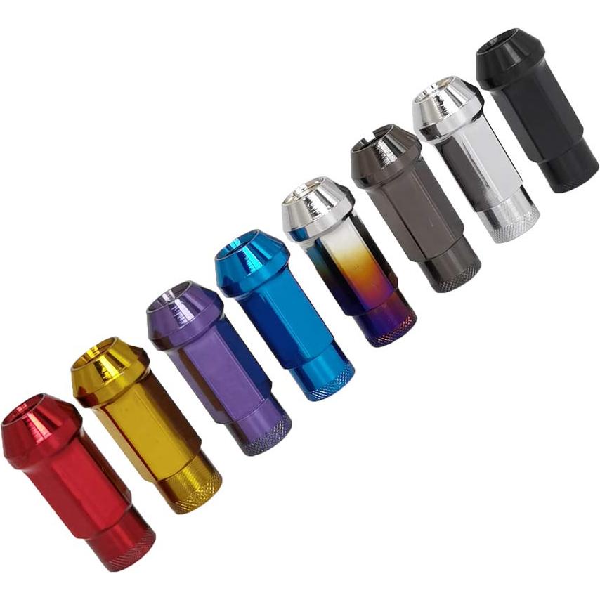 Tuercas de Rueda M12x1.5 SOROPARTS Juego 22 Piezas Color Rojo