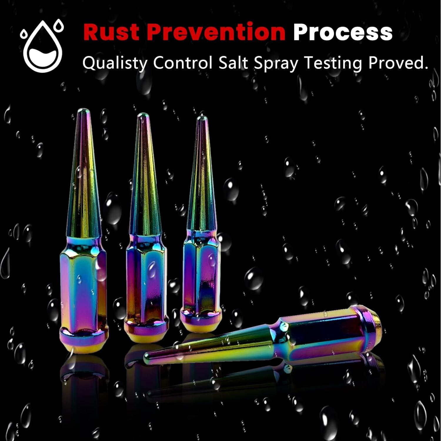 Tuercas de Perno de Rueda M14x1.5 24 Pcs Neo Chrome Bellota