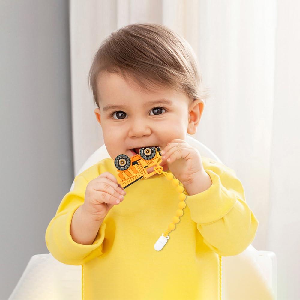 Mordedor de Silicona para Bebés AmazingM - Camión de Volteo