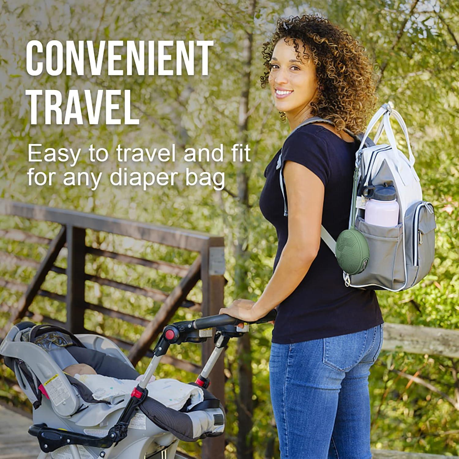 Estuche para Chupete Smlpuame de Silicona Libre de BPA - Negro