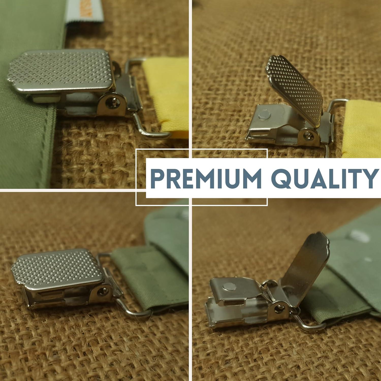 Clip y Sujetador de Chupete Ayssgo - Algodón 100% - Paquete de 2