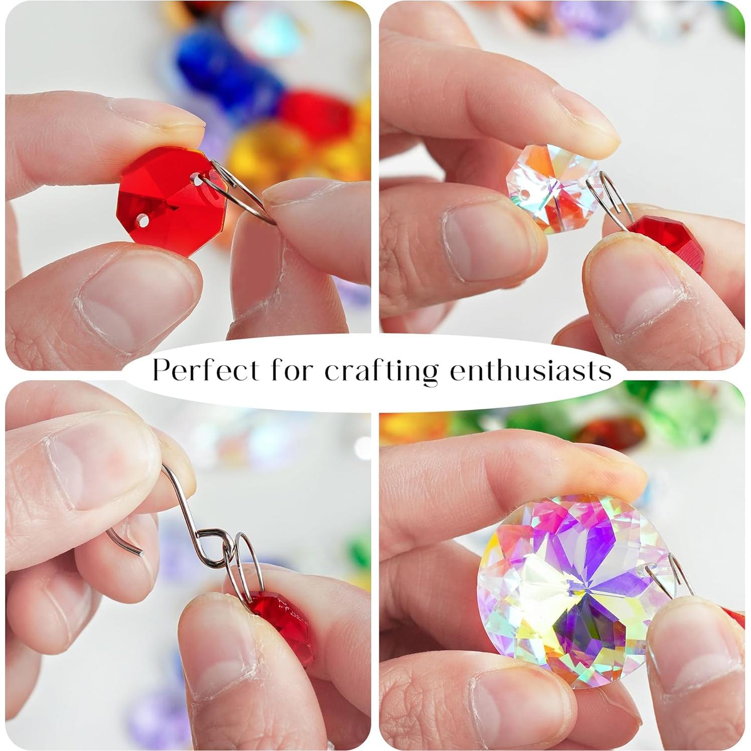 Kit de Suncatchers DIY Kanpura 164 Piezas Cristales y Accesorios