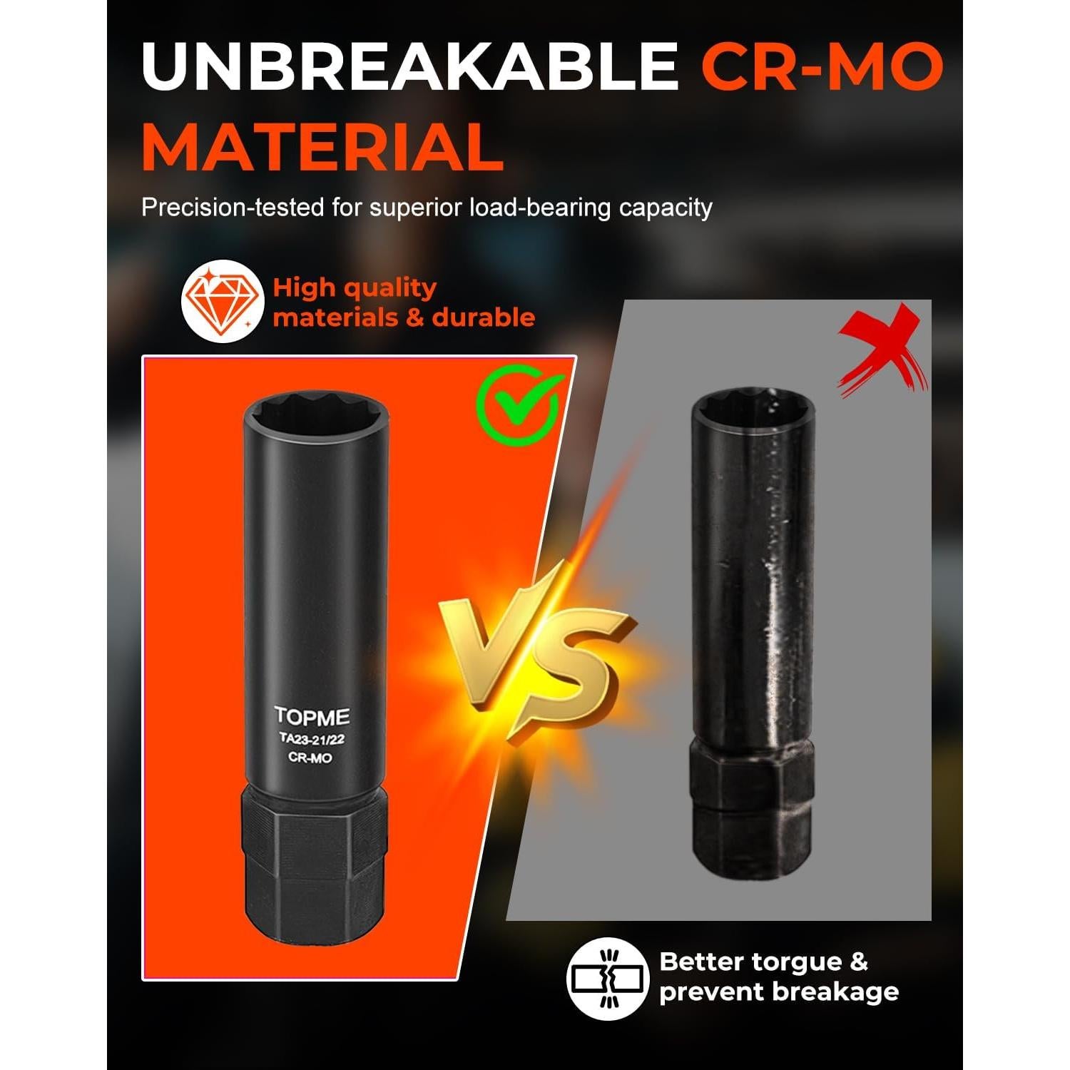 Enchufe de Tuerca 10 Spline Topme para Camiones y SUV