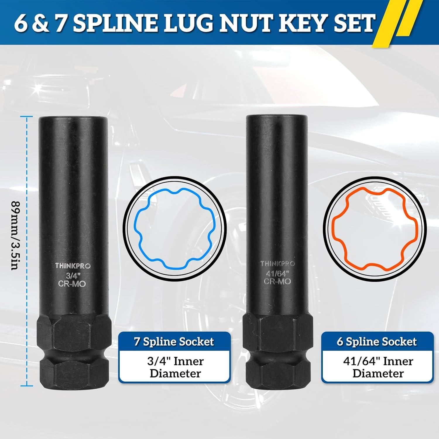 Juego de Llave de Tuerca 6 y 7 Puntas Thinkpro M12-M14