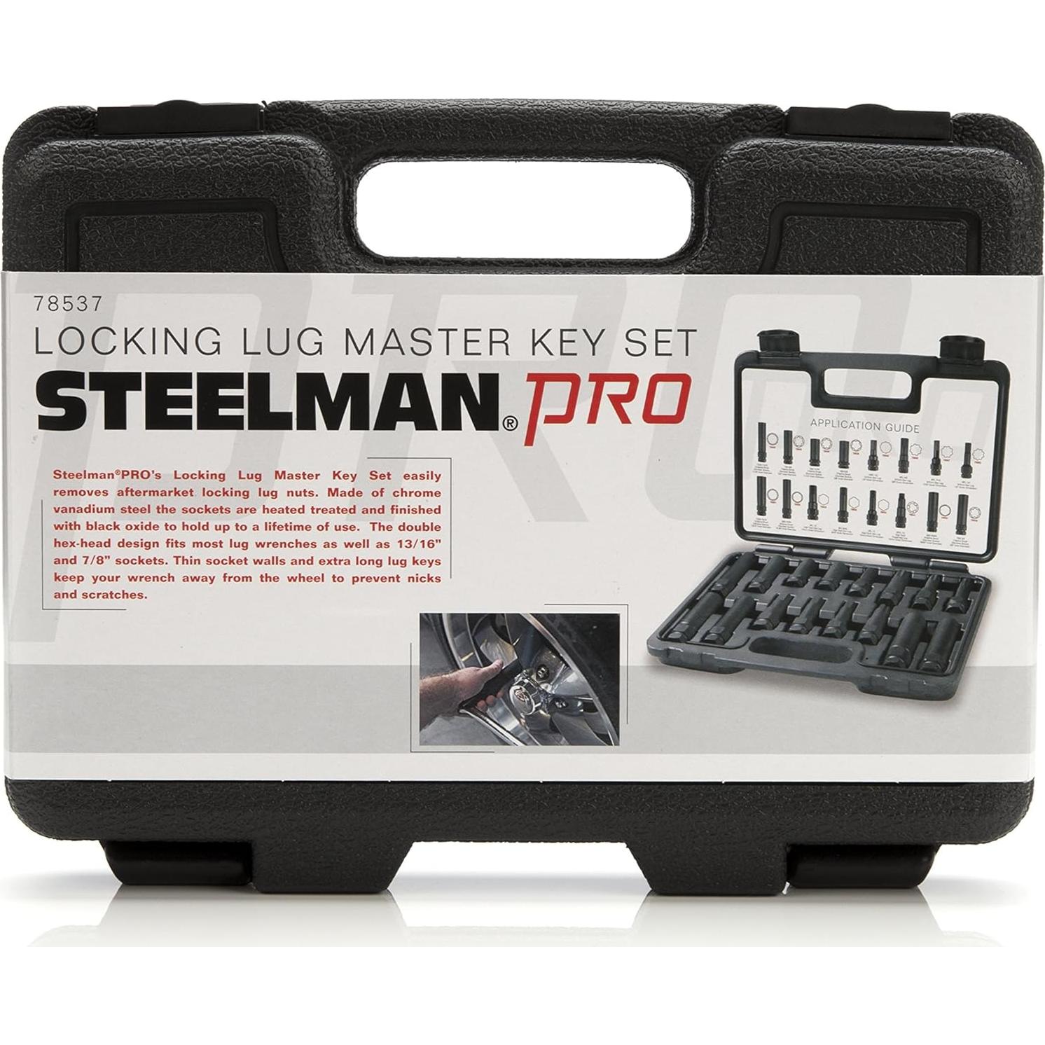 Juego de Llaves de Tuercas de Seguridad Steelman Pro 78537 - 16 Piezas