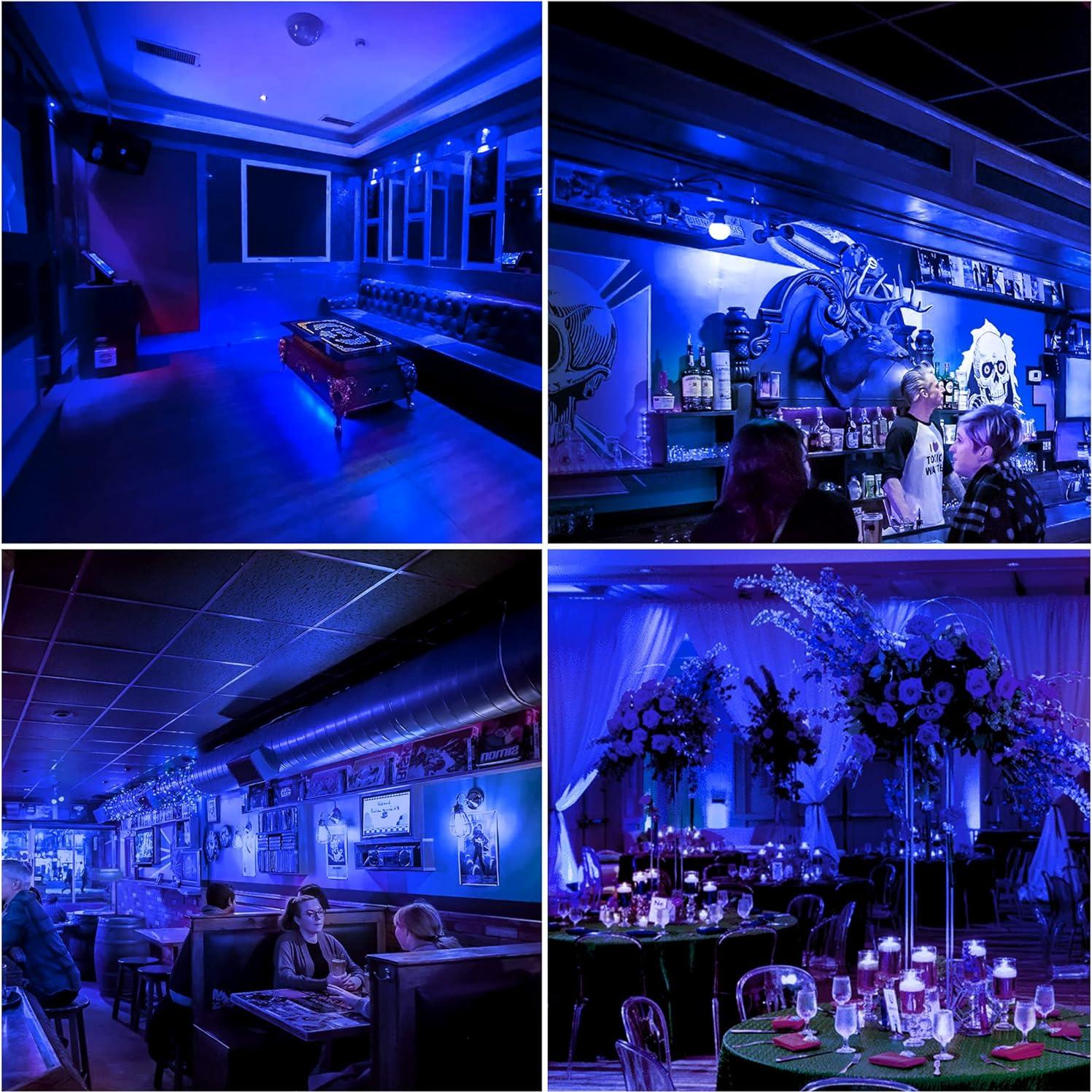 Bombilla LED Azul E26 Flaspar 1W 150lm 6 Paquetes