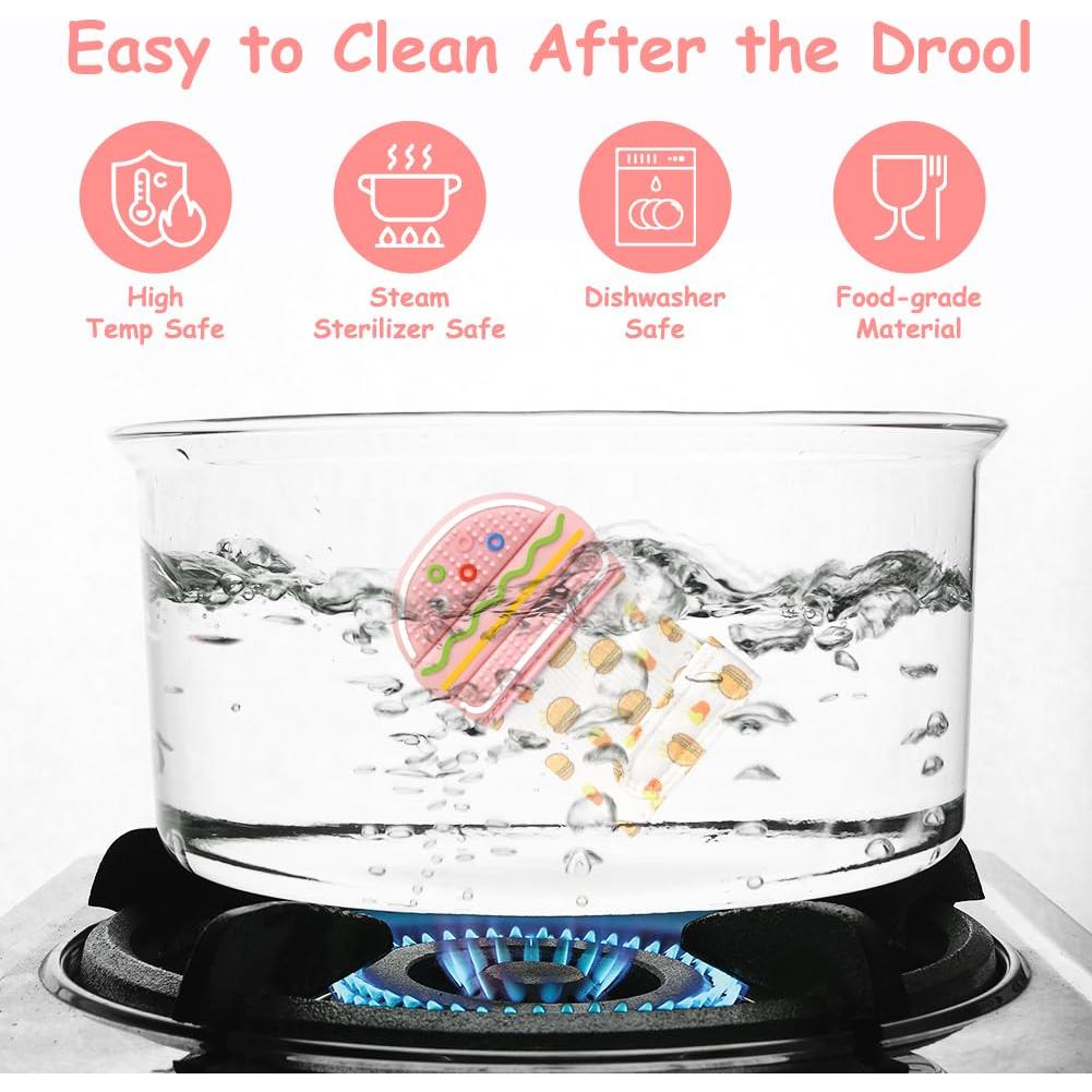 2 Mitones de Silicona para Dentición Bebés 0-12 Meses