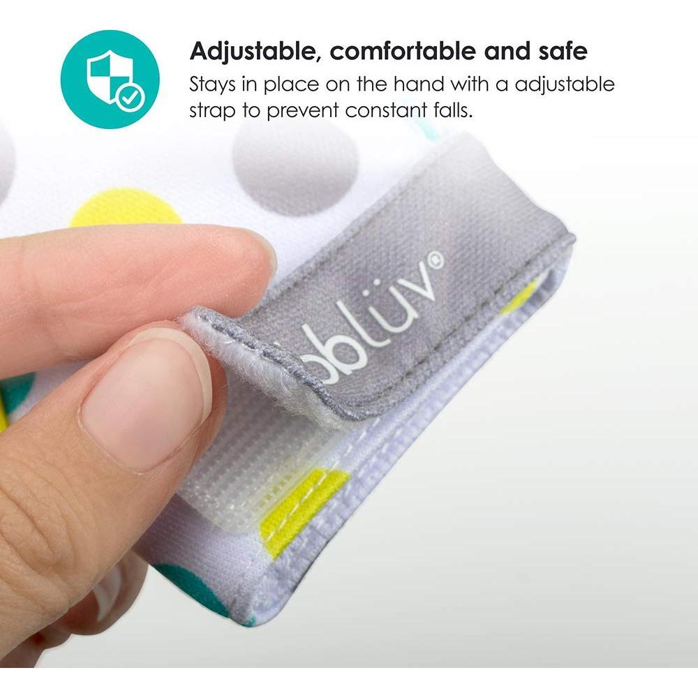 Mitón de Silicona Glüv para Bebés - Juguete de Dentición Aqua