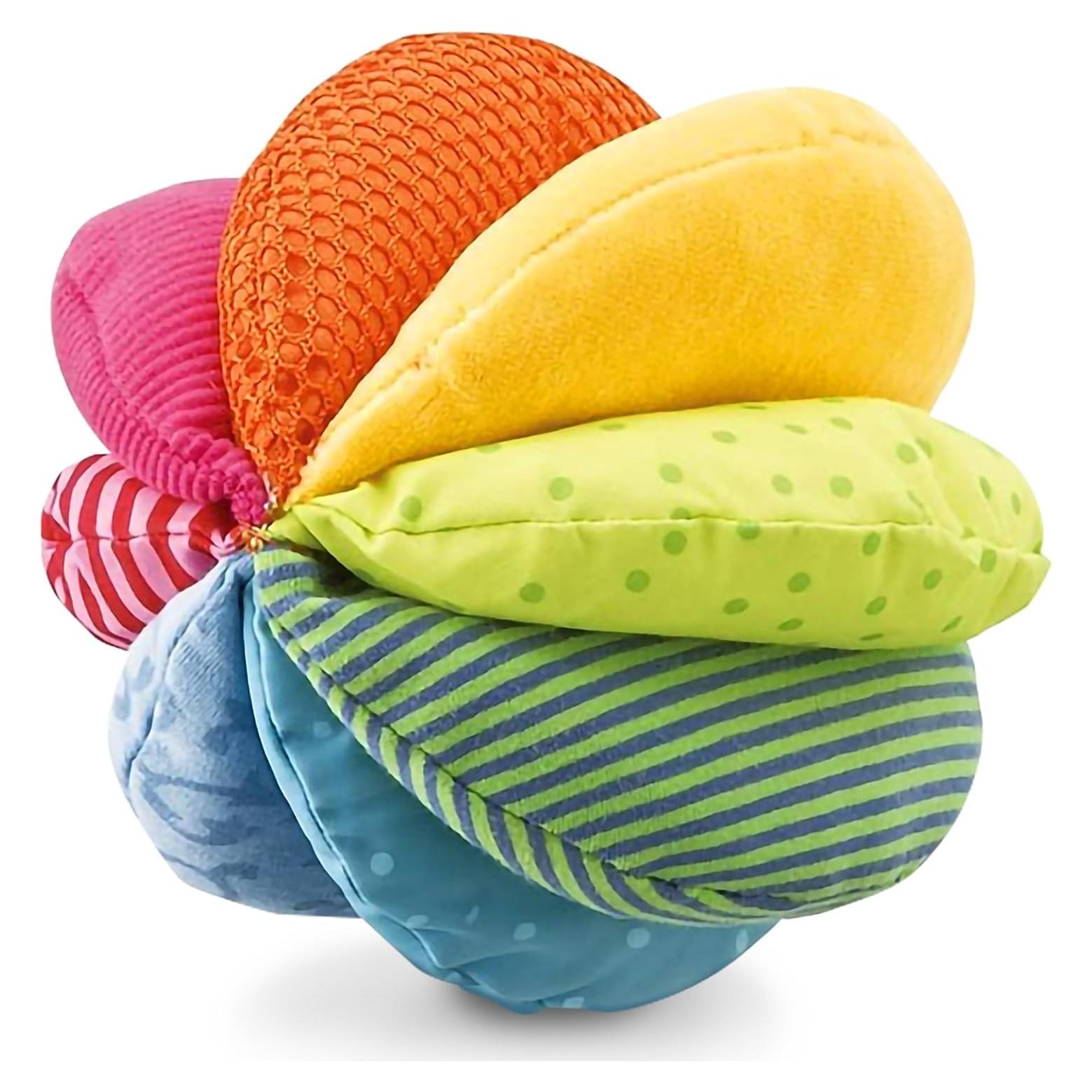 Pelota Sensorial HABA para Bebés 15 cm - Juguete Arcoíris