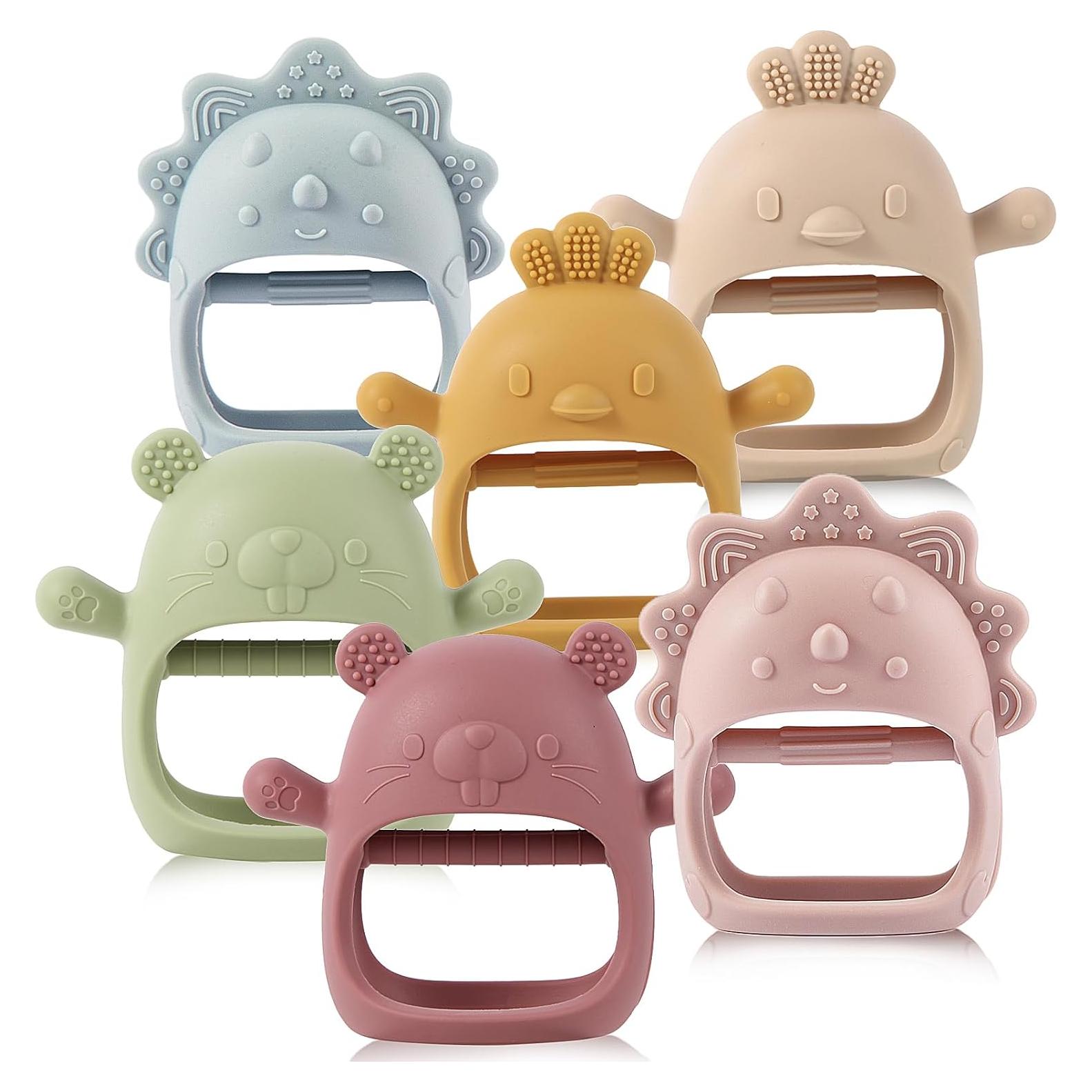 Mordedores de Dentición para Bebés 0-6 Meses - Silicona BPA Free