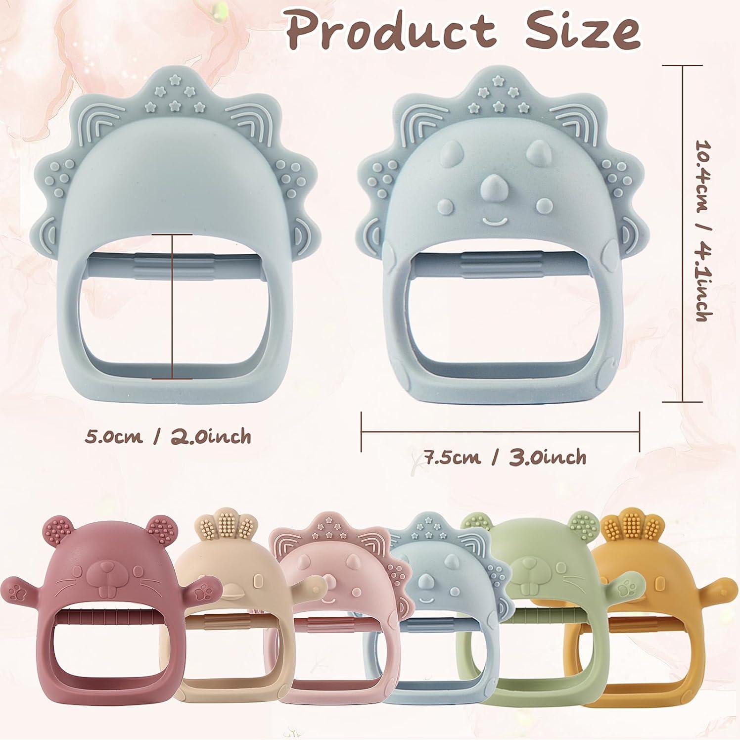 Mordedores de Dentición para Bebés 0-6 Meses - Silicona BPA Free