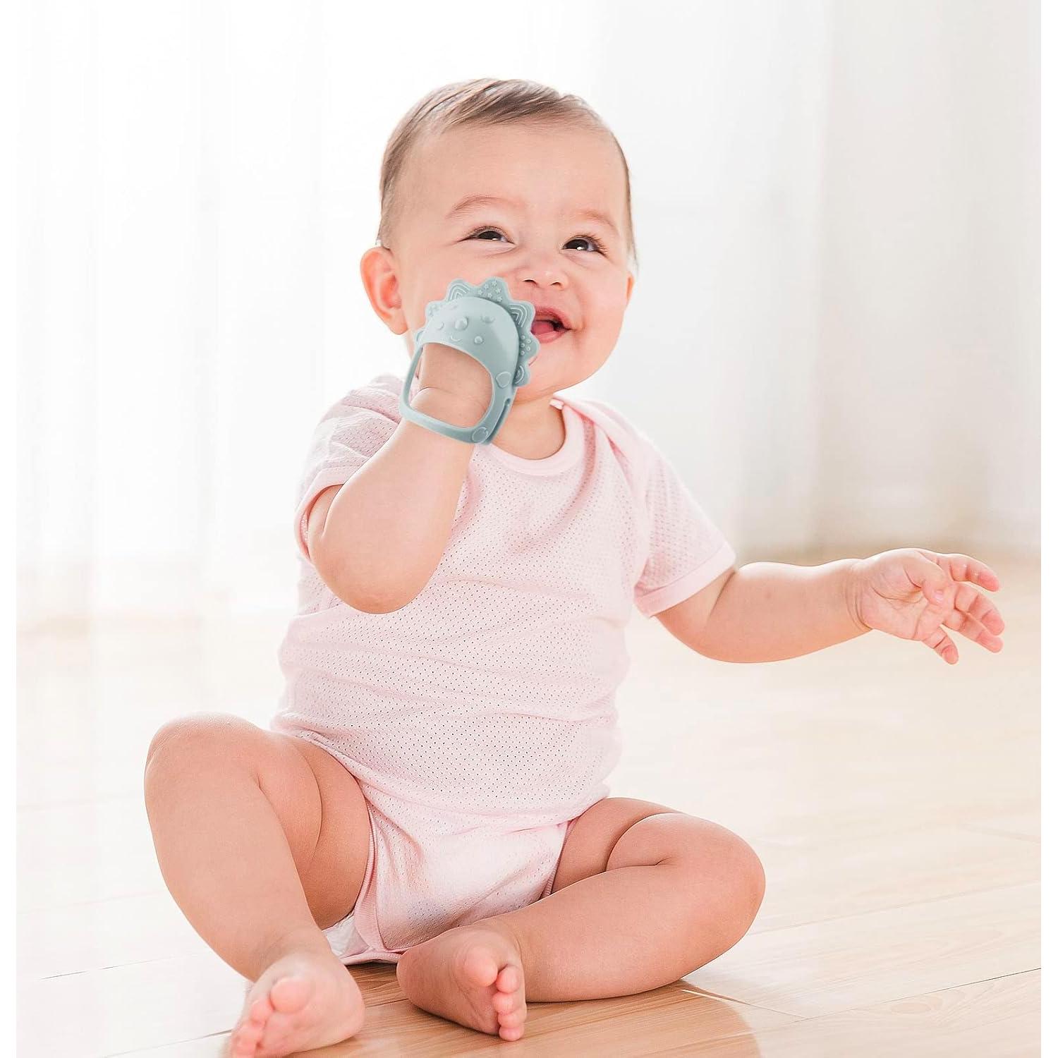 Mordedores de Dentición para Bebés 0-6 Meses - Silicona BPA Free