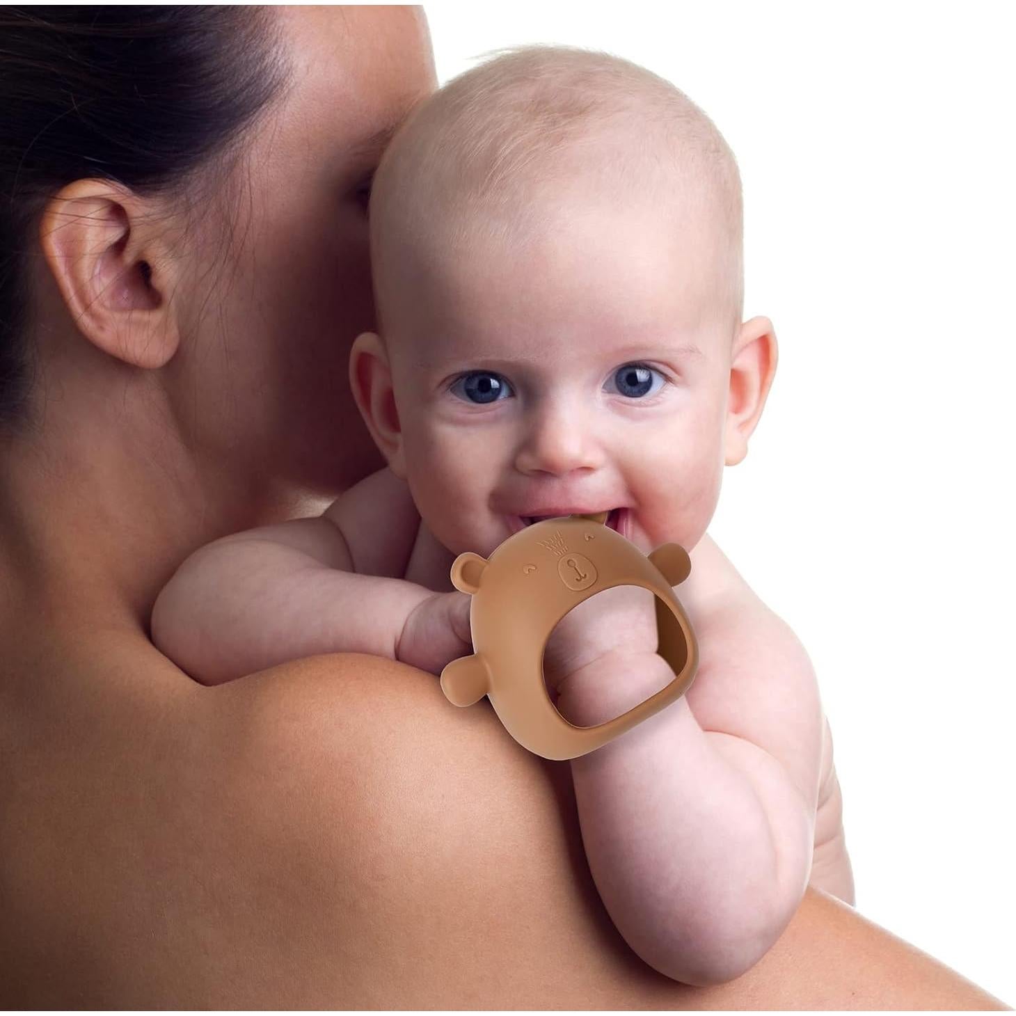 Mordedor de Silicona para Bebés AULEGE Guante Caramelo 3+ Meses