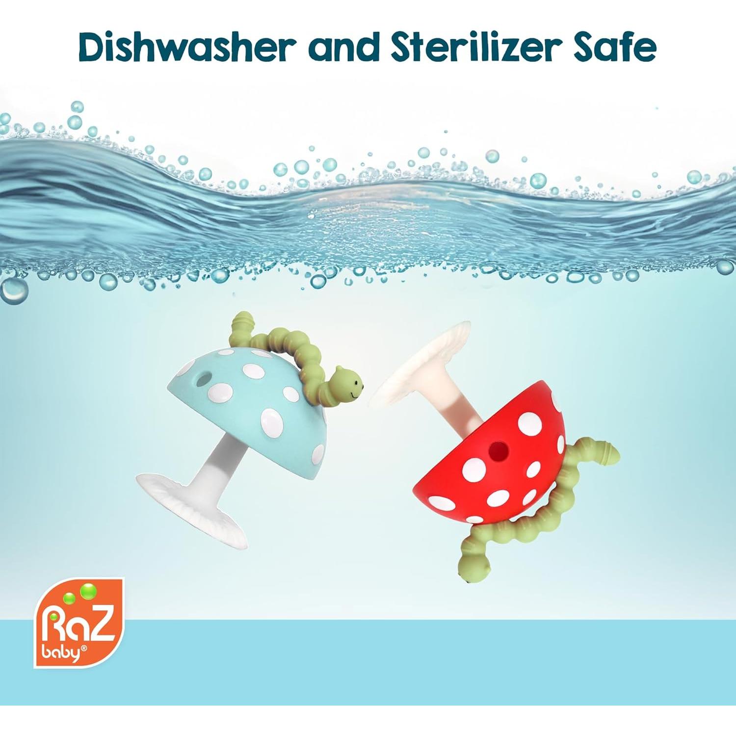 Mordedor Chompy Grip RaZbaby Silicona 3M+ Texturas Alivio