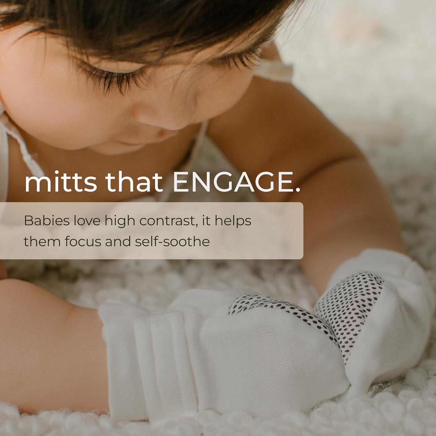 Manoplas de Bambú Viscosa Goumikids 0-3 meses Arenisca