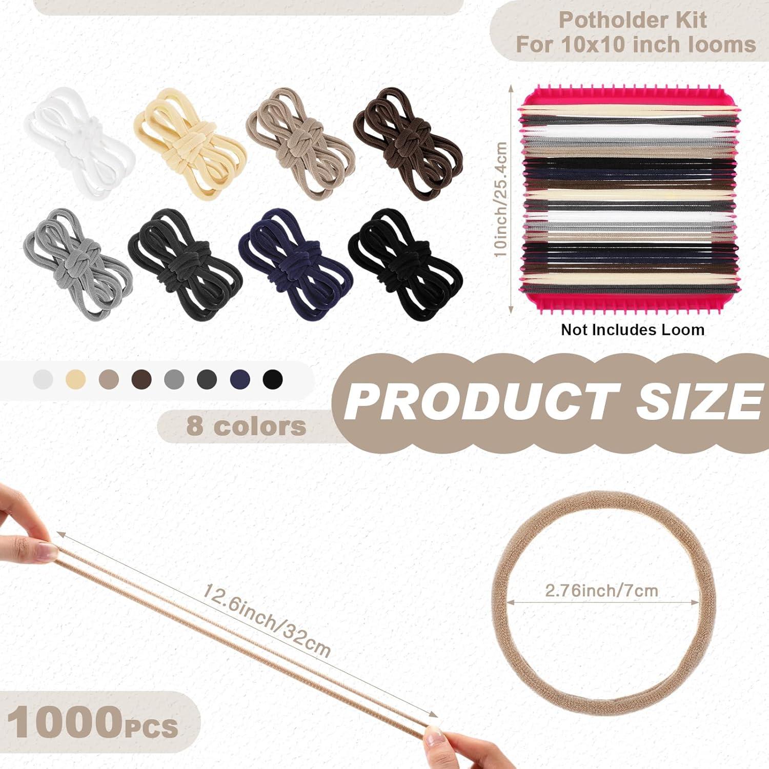 Kit de Manualidades Daifunli 1000 Bucles de Tejer 25 cm