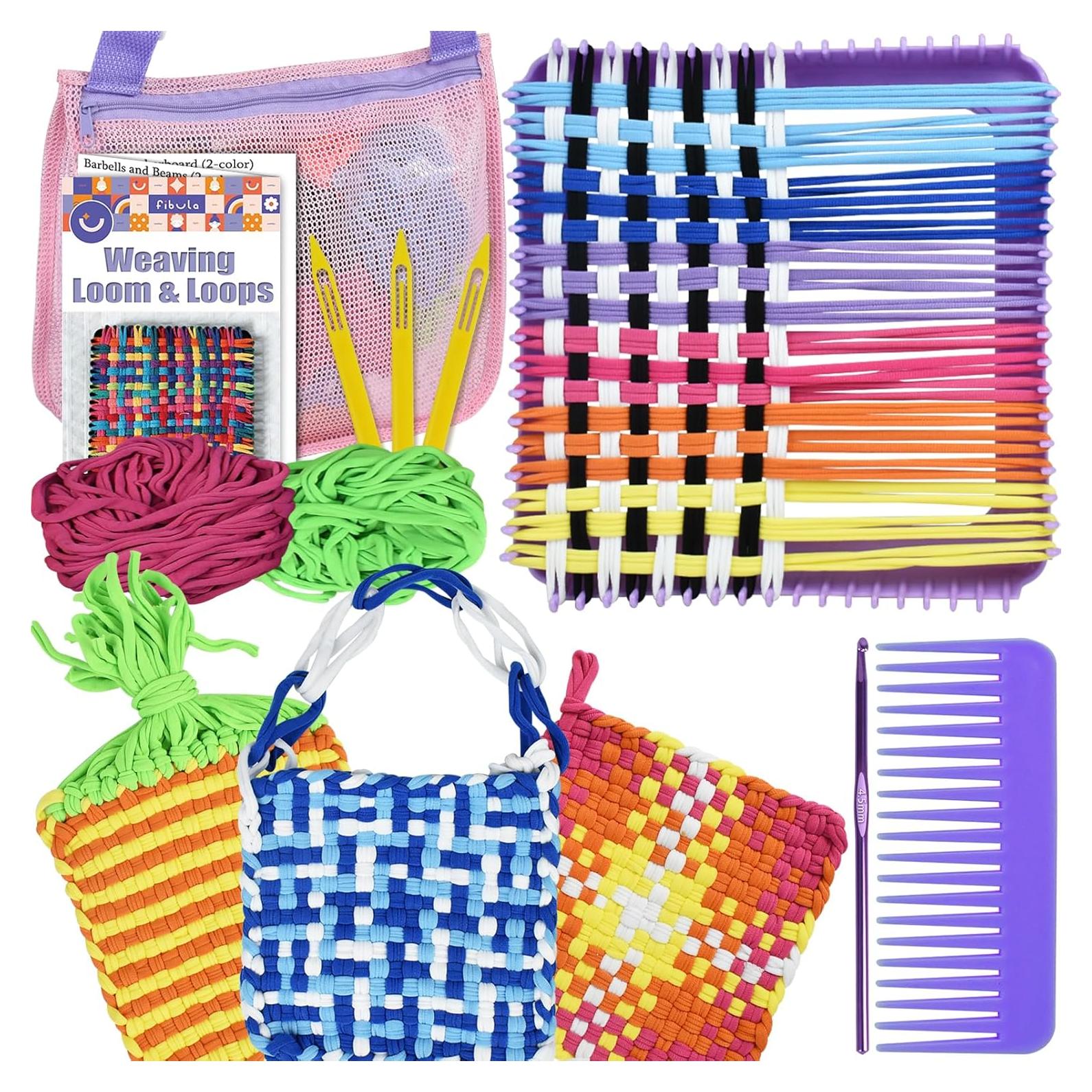 Kit de Telar Artcome para Agarraderas 400 Bucles 10 Colores